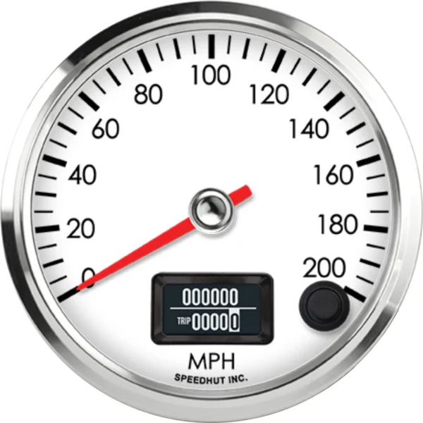 Speedhut 3-3/8" 200mph GPS Speedometer (R3-S16-LEG)