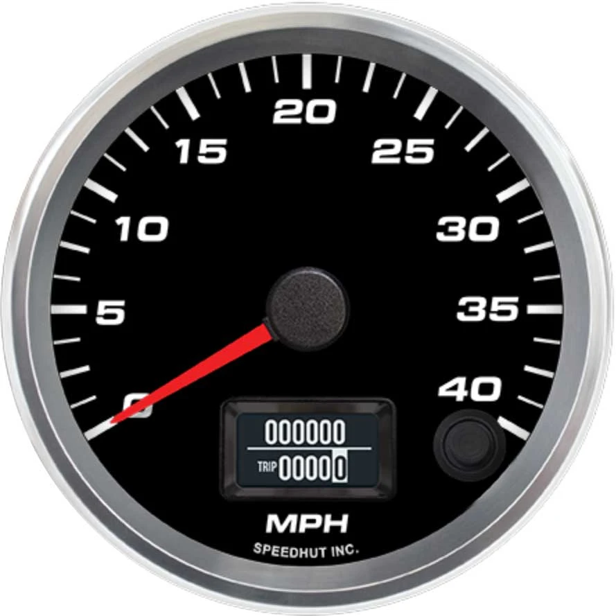 Speedhut 3-3/8" 40 mph GPS Speedometer (R3-S23-REV)