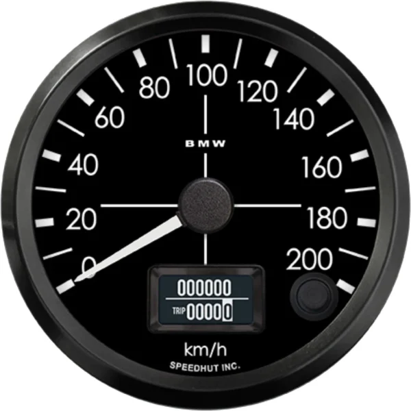 Speedhut 3-3/8" BMW Design 200 km/h GPS Speedometer (R3-S2-BMW)