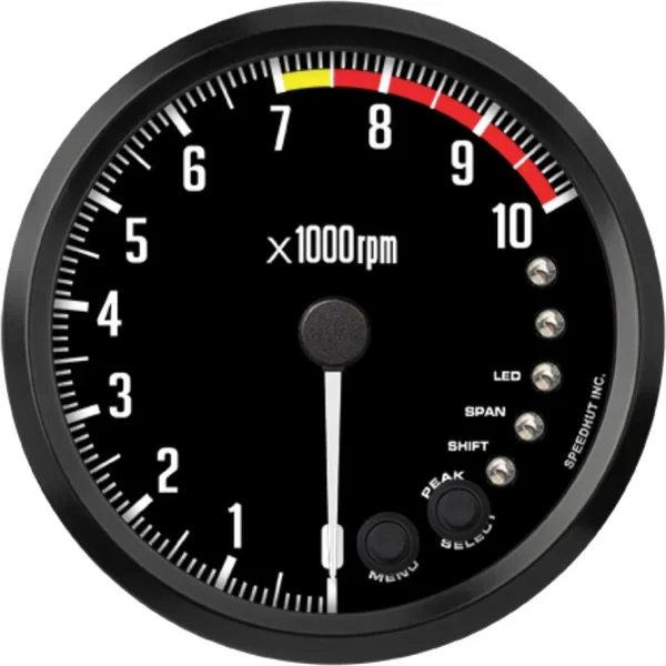Speedhut 4-1/2" 10K RPM Shift-light Tachometer (R45-TC4-DATZ)