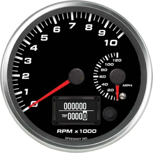 Speedhut 4-1/2" 10K Tachometer / 120mph GPS Speedometer (R45-DS15-REV)