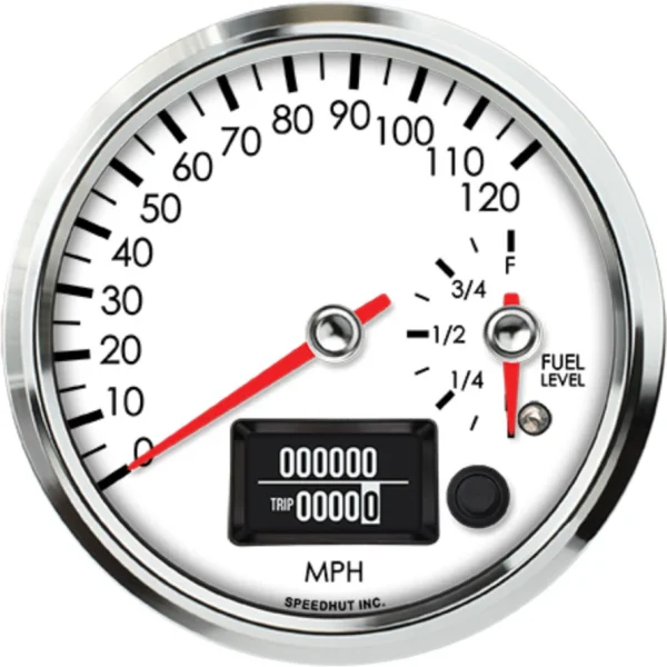 Speedhut 4-1/2" 120mph GPS Speedometer/Fuel Level Gauge (R45-DS1-LEG)