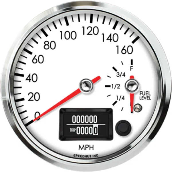 Speedhut 4-1/2" 160 mph GPS Speedometer/Fuel Level Gauge (R45-DS3-LEG)