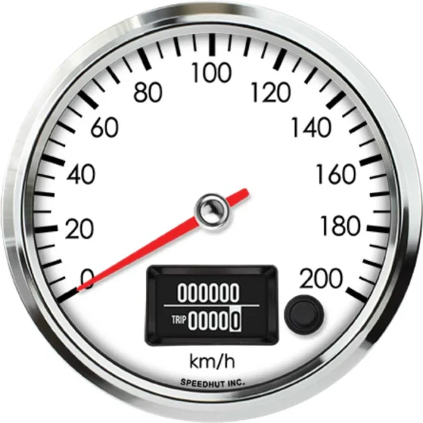 Speedhut 4-1/2" 200 km/h Metric GPS Speedometer (R45-S2-LEG)