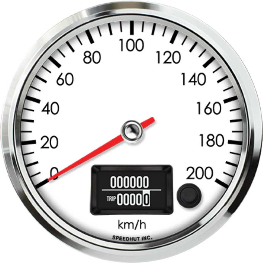 Speedhut 4-1/2" 200 km/h Metric GPS Speedometer (R45-S2-LEG)
