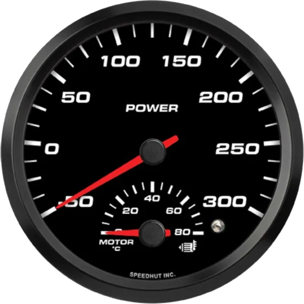 Speedhut 4-1/2" EV -50-300 Power/0-80C Motor Temp Gauge (FAE45-DG5-EV)