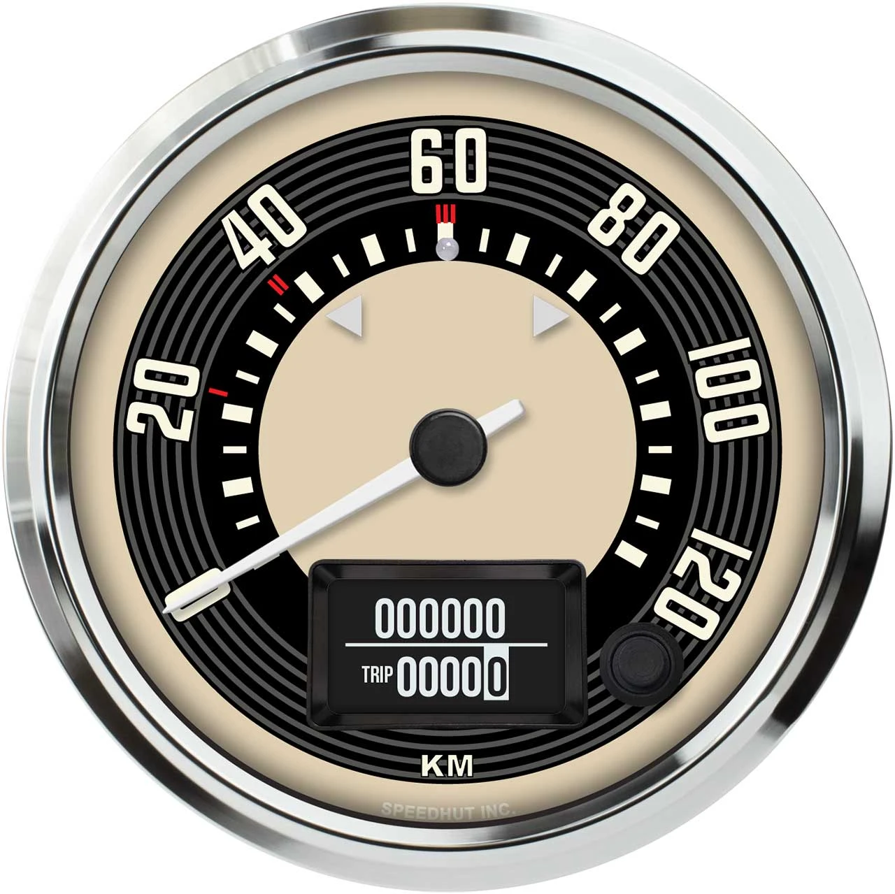 Speedhut 4-1/2" VW 120km/h GPS Speedometer - Not OEM (R45-S33-VW)