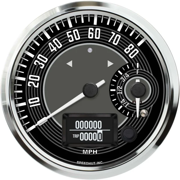 Speedhut 4-1/2" VW Design 80 mph GPS Speedo / Fuel Level (R45-DS10-VW)