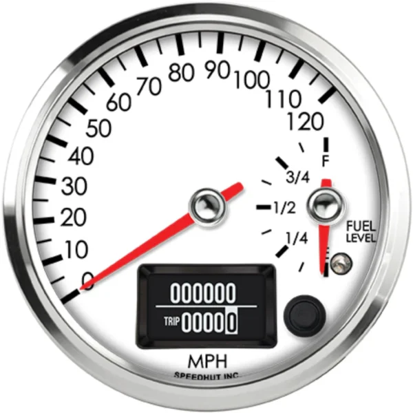 Speedhut 4" 120mph GPS Speedometer/Fuel Level Dual Gauge (R4-DS1-LEG)