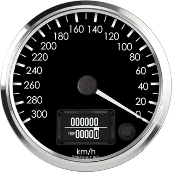 Speedhut 4" 300 kmh Cobra Counter Clockwise Speedometer (R4-S15-COB)