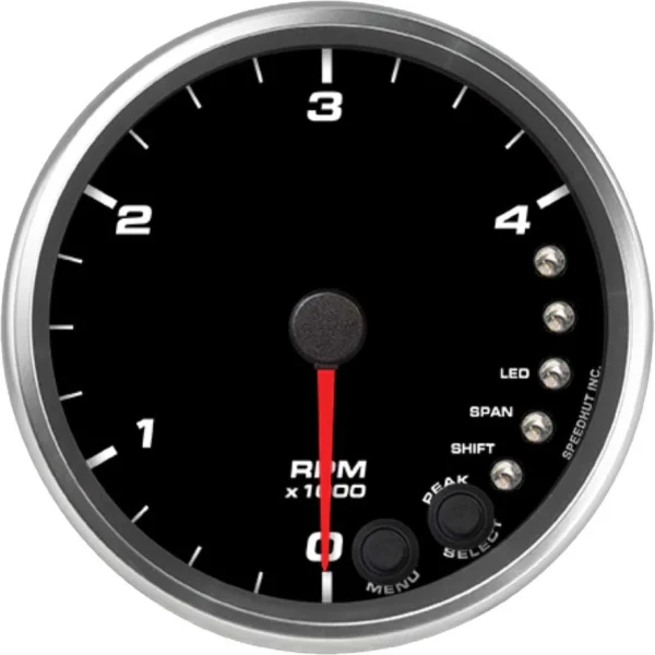 Speedhut 4" 4K RPM Shift-light Diesel Tachometer (R4-TC7-REV)