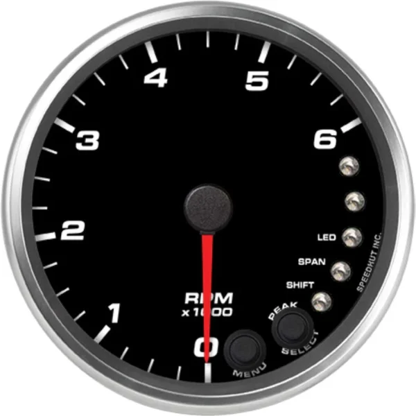 Speedhut 4" 6K RPM Shift-light Tachometer (R4-TC2-REV)