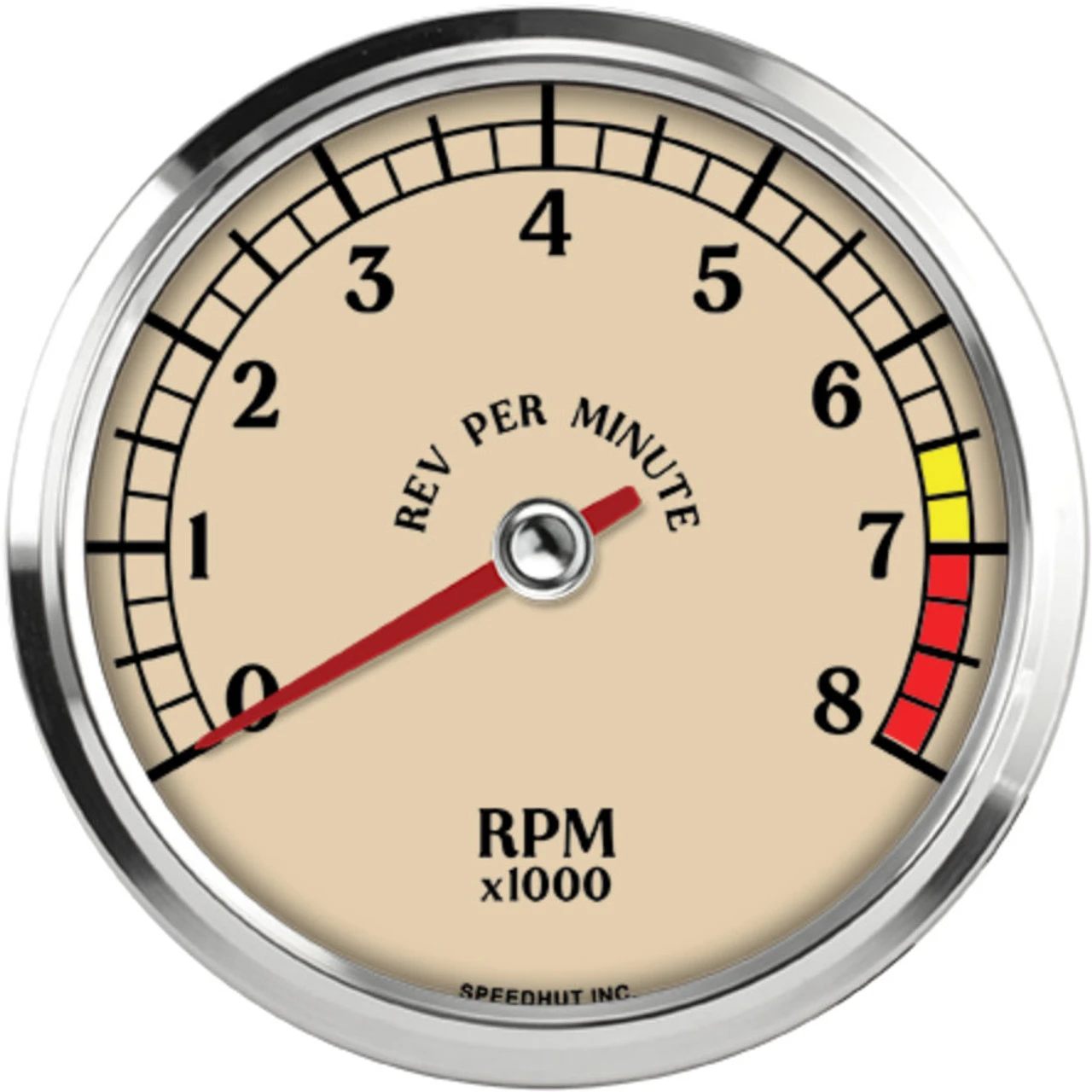 Speedhut 4" Antique Series 8K RPM Tachometer (L4-TC3-ATQ)