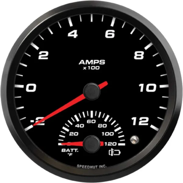 Speedhut 4" EV AEM -200 - 1200Amp/0-120F Batt Temp Gauge (FAE4-DG3-EV)