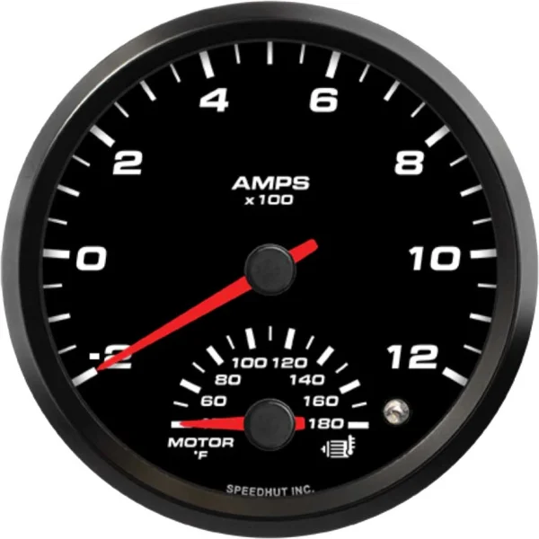 Speedhut 4" EV AEM -200-1200Amp/40-180F Motor Temp Gauge (FAE4-DG8-EV)