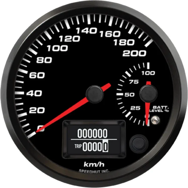 Speedhut 4" EV Orion 200km/h Speedometer / Battery Level (FOR4-DS3-EV)