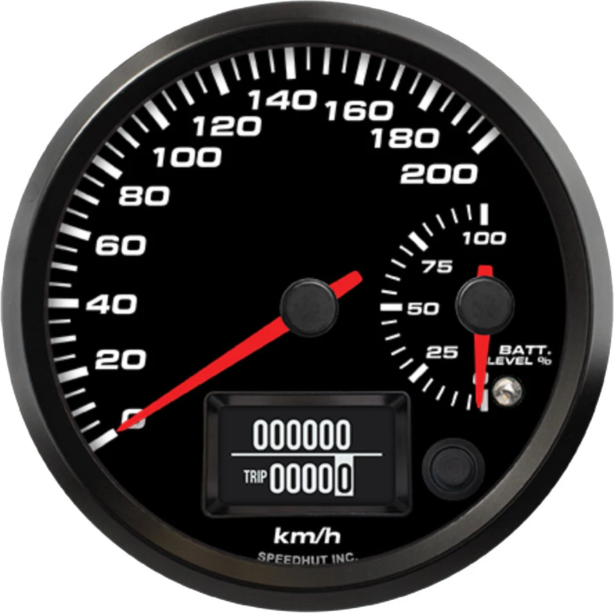 Speedhut 4" EV Orion 200km/h Speedometer / Battery Level (FOR4-DS3-EV)