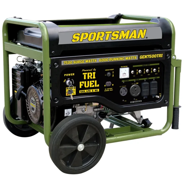 Sportsman GEN7500TRI 7500 Watt Portable Tri-Fuel Generator with CO Warning