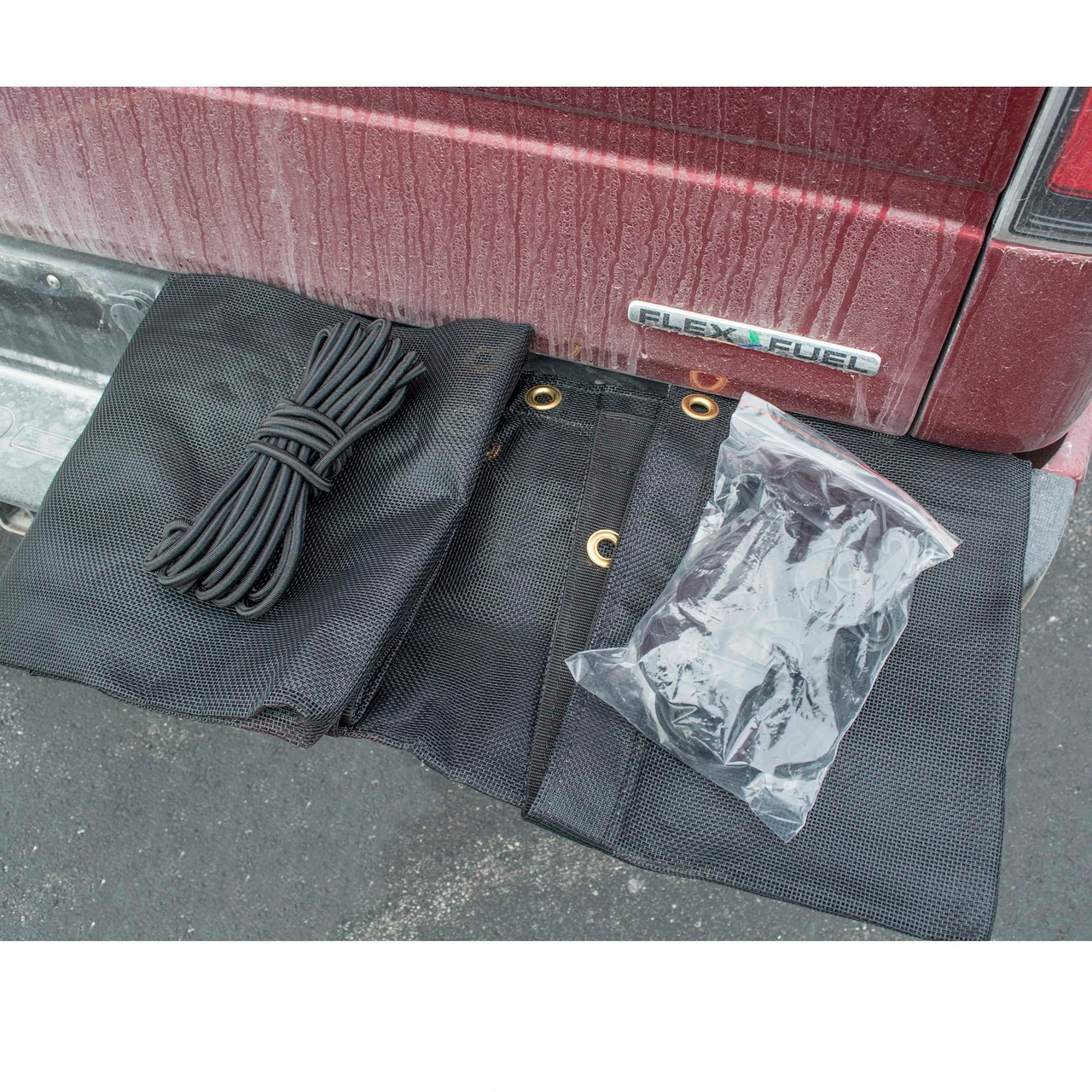 Sportsman Series CNET6682 Heavy Duty Mesh Truck Bed Cargo Net Cover 6.5" x 8.2" — product image 3