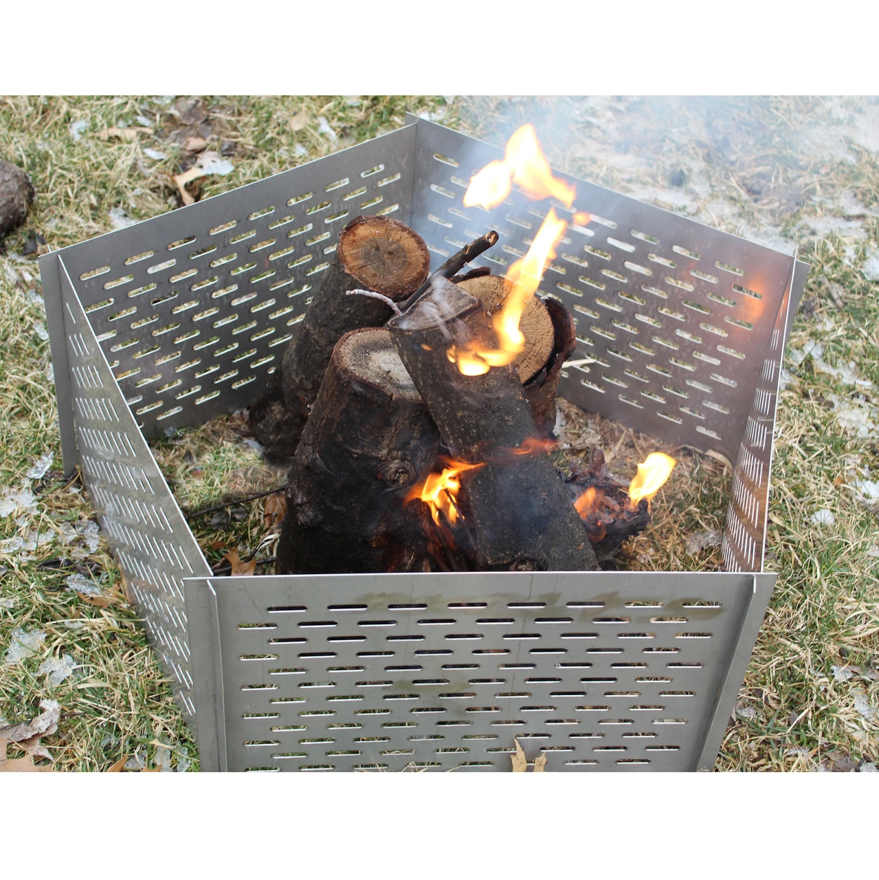 Sportsman Series SSFP Portable 5 Panel Interlocking Stainless Steel Fire Pit — product image 2