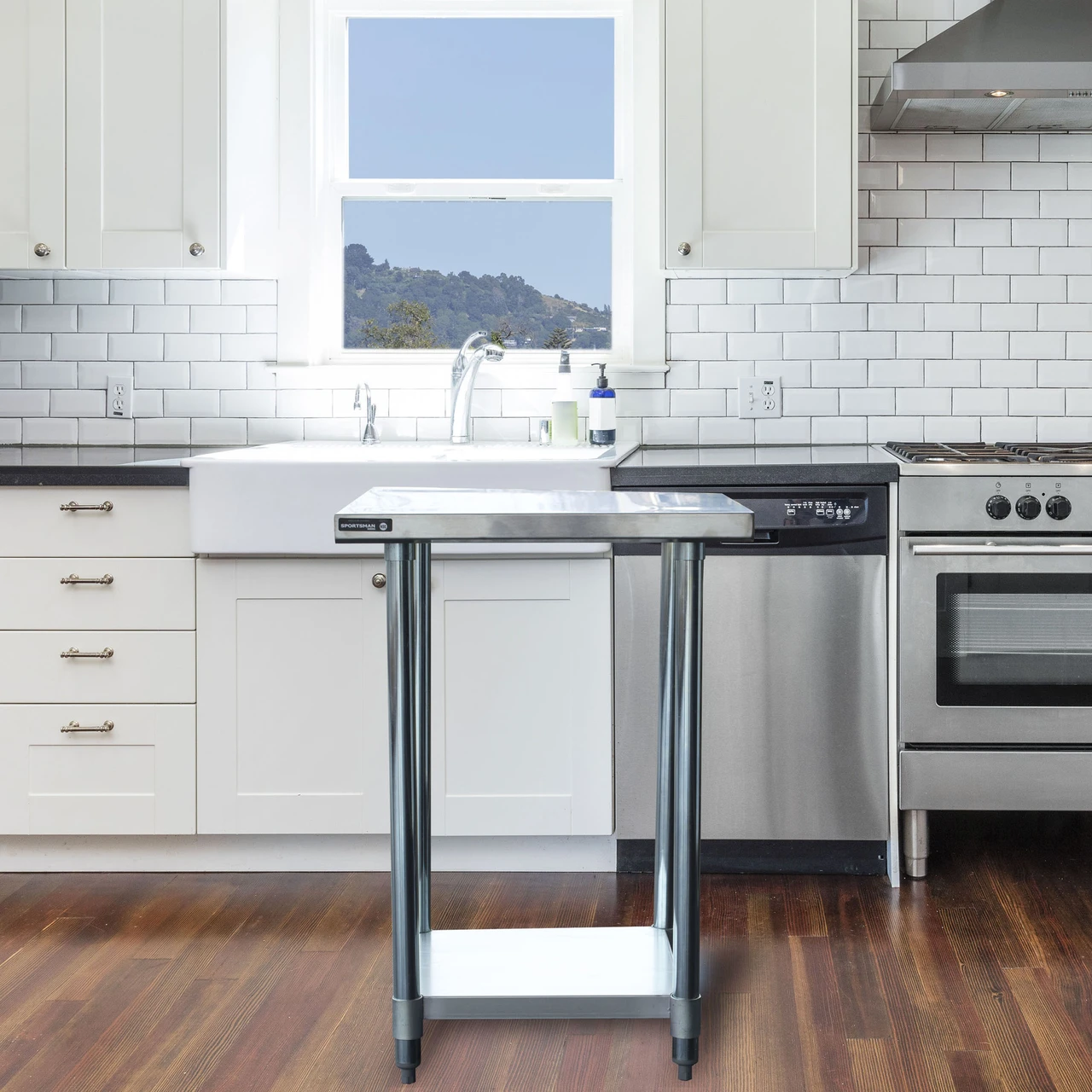 Sportsman Series SSWSET24 24" Stainless Steel Work Station w/ Workbench & Shelf — product image 2