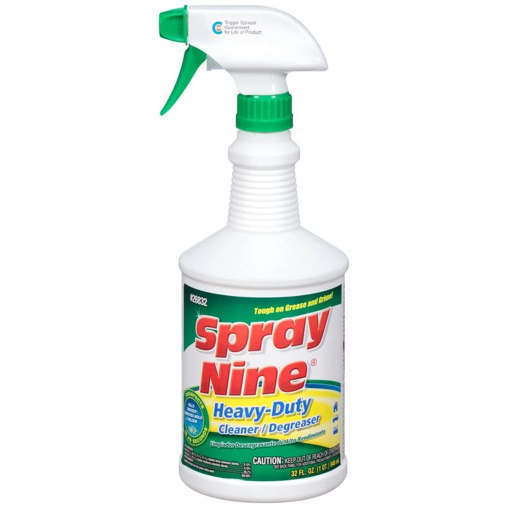 Spray Nine 26832 Heavy Duty Cleaner Degreaser and Disinfectant 32oz. Bottle