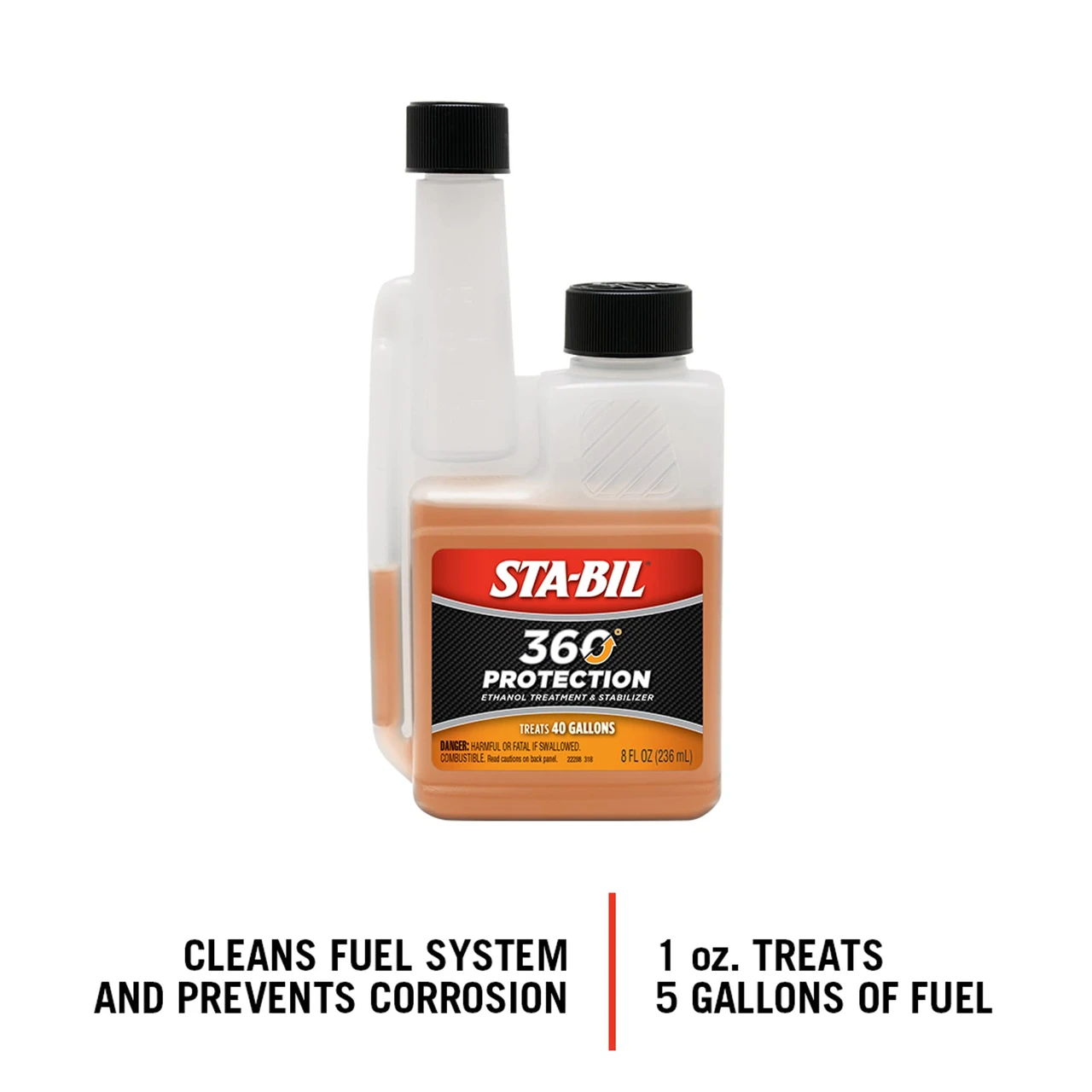 Sta-Bil 360 Protection Ethanol Treatment & Fuel Stabilizer - 8 Fl. Oz. (22288) — product image 3