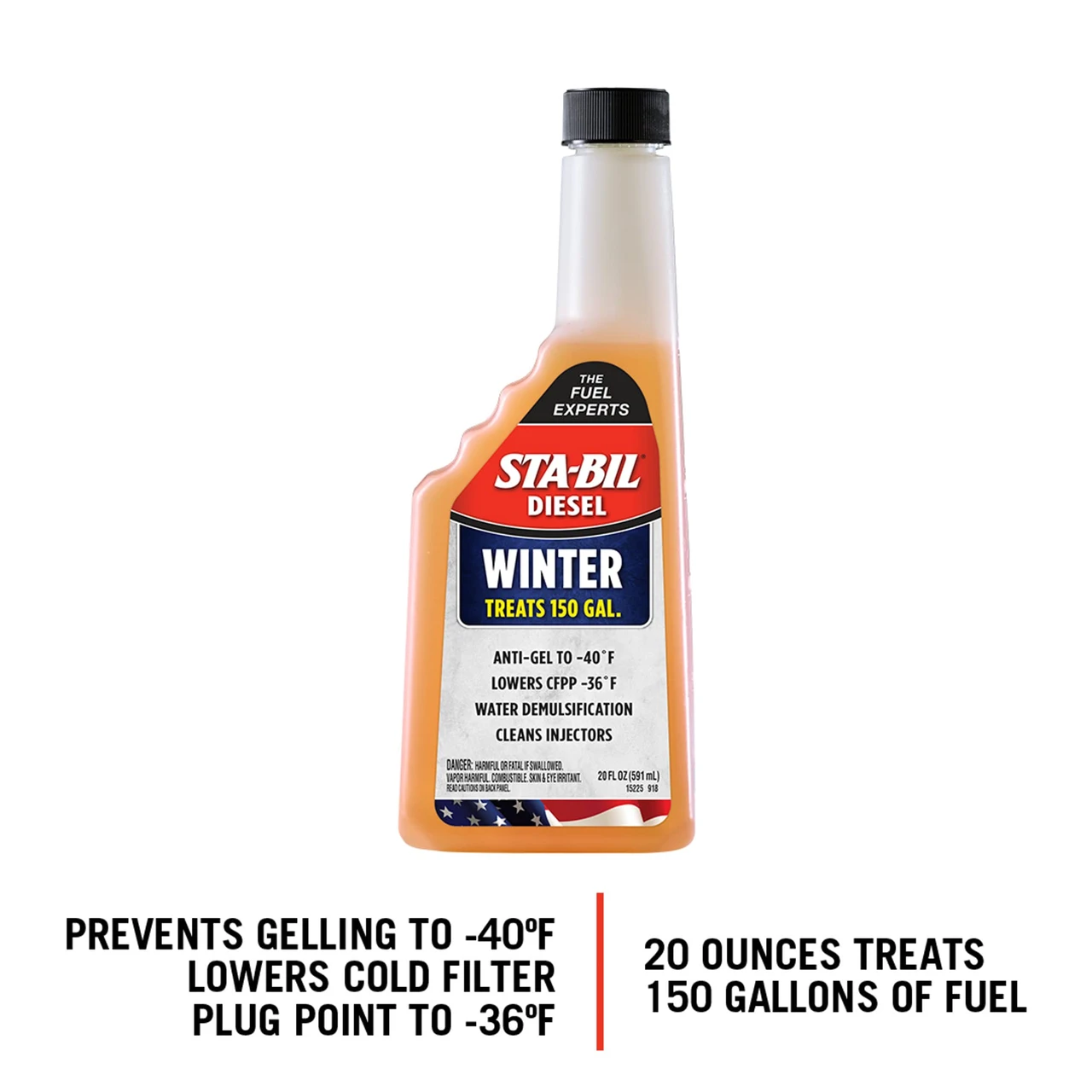 Sta-Bil Diesel Winter Anti-Gel, 20 Fl. Oz.,Orange (15225) — product image 4