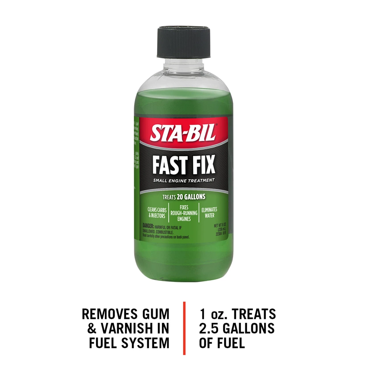 Sta-Bil Fast Fix - Small Engine Treatment, Cleans Carburetors, Green (22304) — product image 3