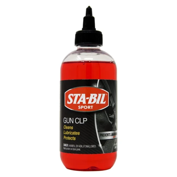 Sta-Bil Gun Clp - Cleans, Lubrication, Prevents Jamming, 8 Oz., Red (22405)