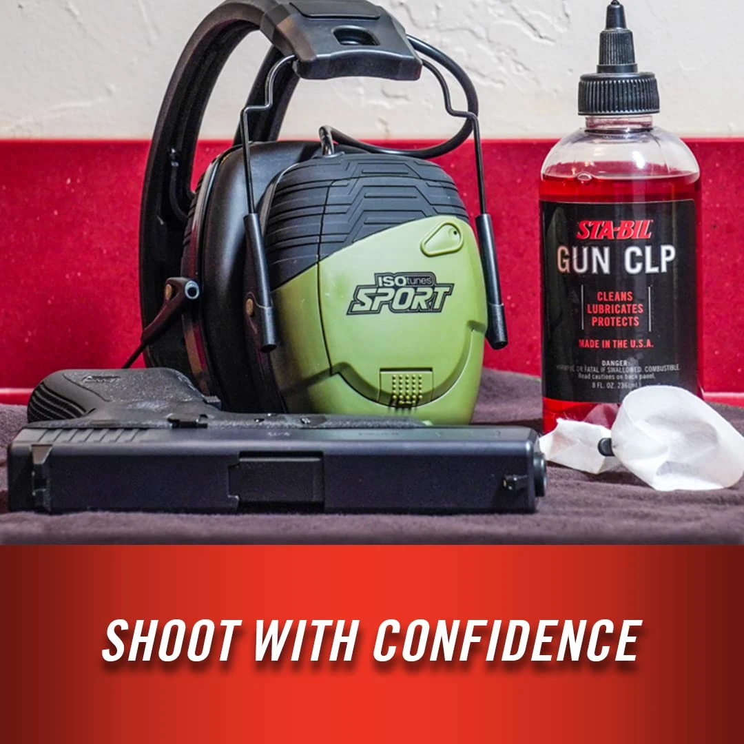 Sta-Bil Gun Clp - Cleans, Lubrication, Prevents Jamming, 8 Oz., Red (22405) — product image 2
