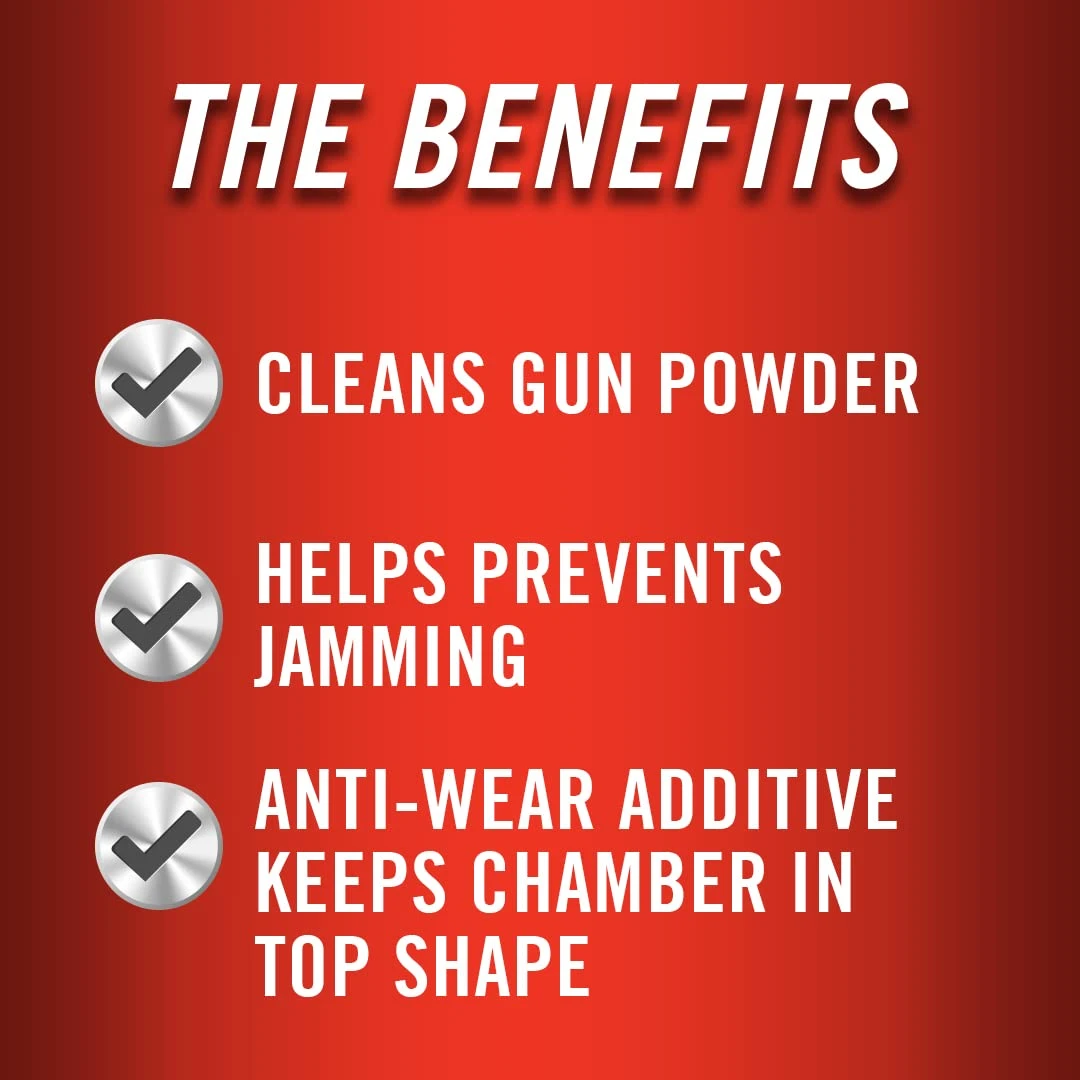 Sta-Bil Gun Clp - Cleans, Lubrication, Prevents Jamming, 8 Oz., Red (22405) — product image 3