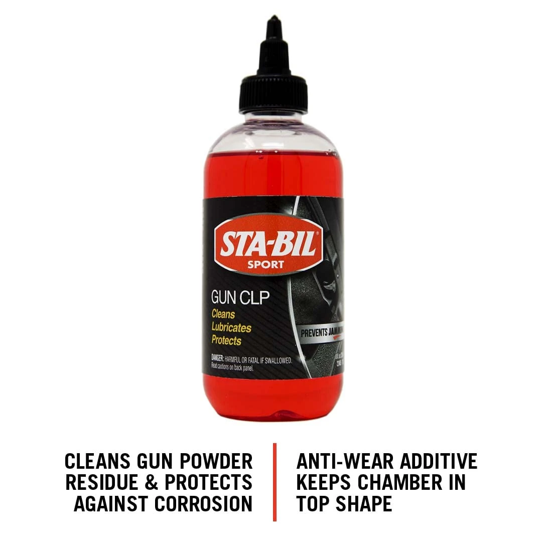 Sta-Bil Gun Clp - Cleans, Lubrication, Prevents Jamming, 8 Oz., Red (22405) — product image 4