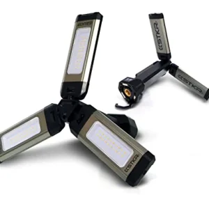 STKR Concepts 12680 Tri-Mobile - 2000 Lumen Area Work Light, Black