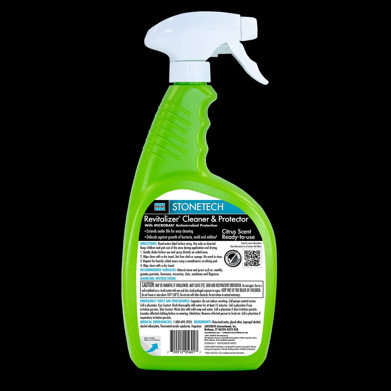 Stonetech Revitalizer Spray Cleaner & Protector. Cucumber, 24 Oz (ST328-0624-12) — product image 2