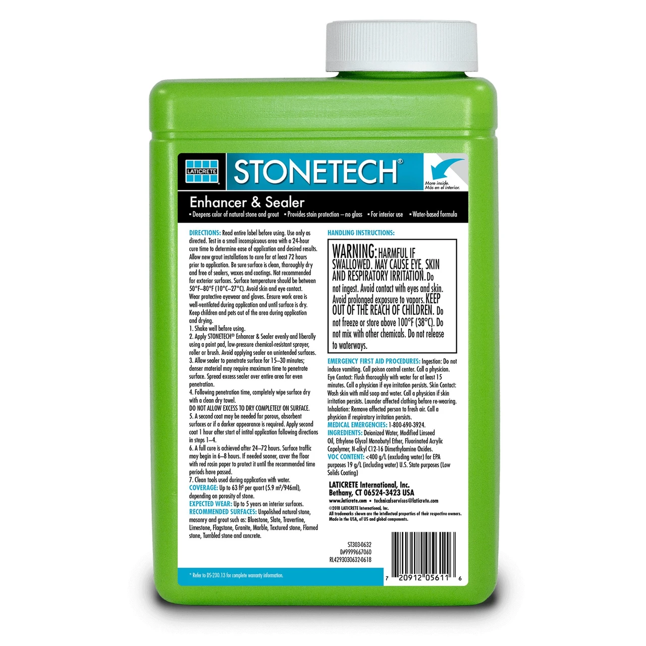 Stonetech Stone Enhancer And Sealer, Multi Purpose Cleaner 32 Oz. (ST303-0632) — product image 2