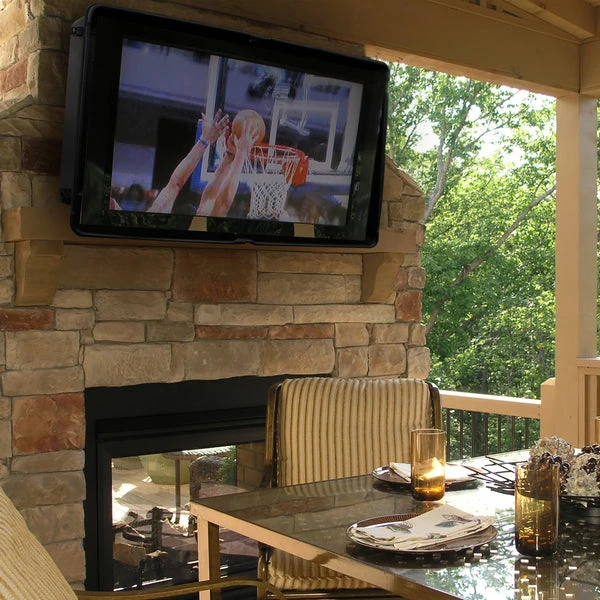 Storm Shell Weatherproof 65Ó Outdoor TV Enclosure with Articulating Mount (SS-65) — product image 2