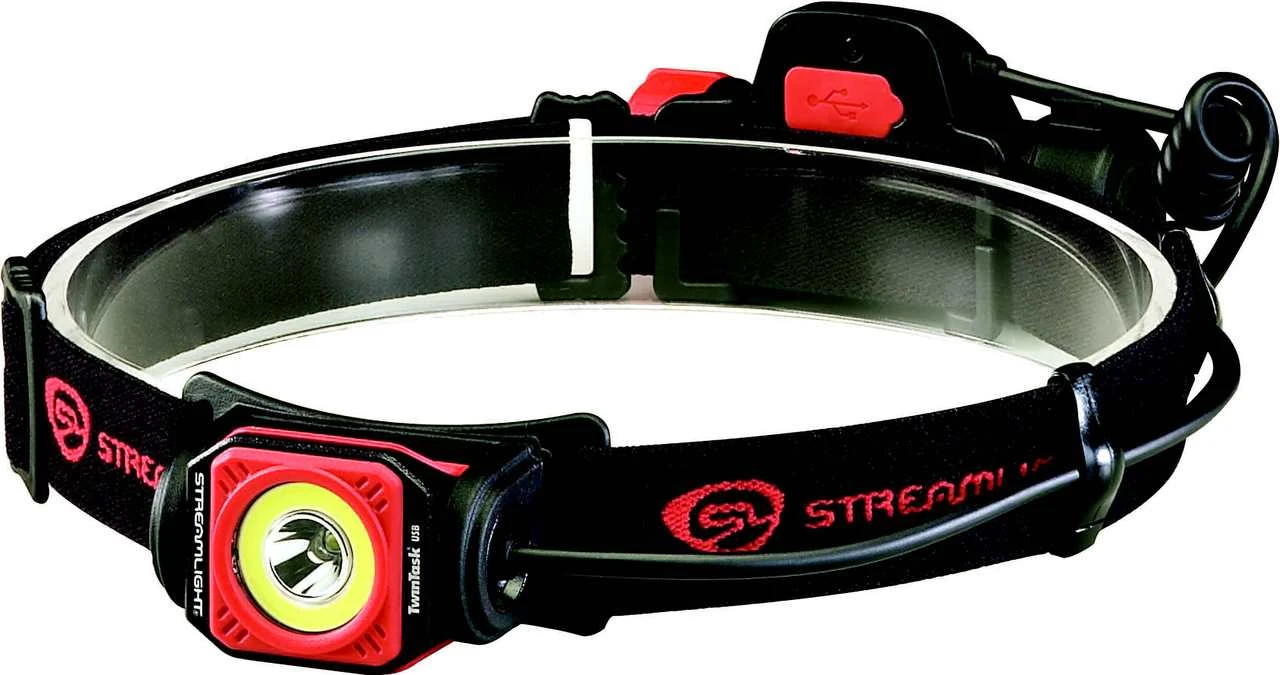 Streamlight Twin Task USB Rechargeable Headlamp with Spot and Flood Light (51063)