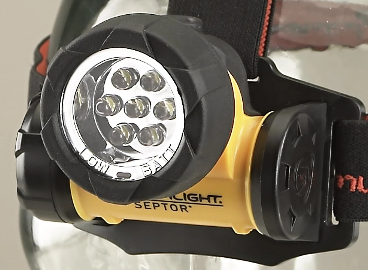 Streamlight Septor LED Headlamp with Rubber/Elastic Straps (61052) — product image 2