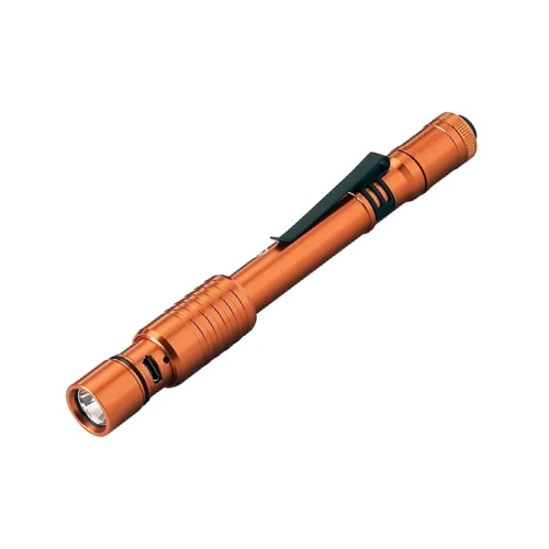 Streamlight Stylus Pro USB Rechargeable Flashlight, Orange with 120V AC (66147)