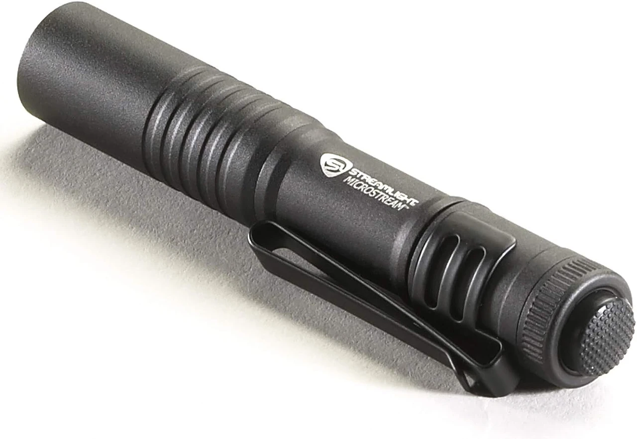 Streamlight MicroStream AAA Battery-Powered LED Penlight, Black (66318) — product image 4