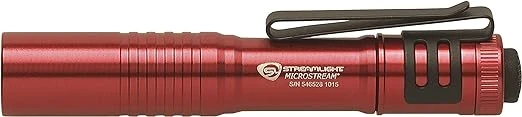 Streamlight MicroStream Ultra-compact LED Flashlight, Red with Lanyard (66323) — product image 2
