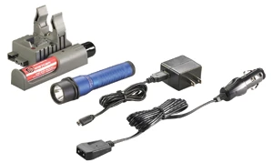Streamlight Strion C4 LED Rechargeable Flashlight with Piggyback, Blue (74357)