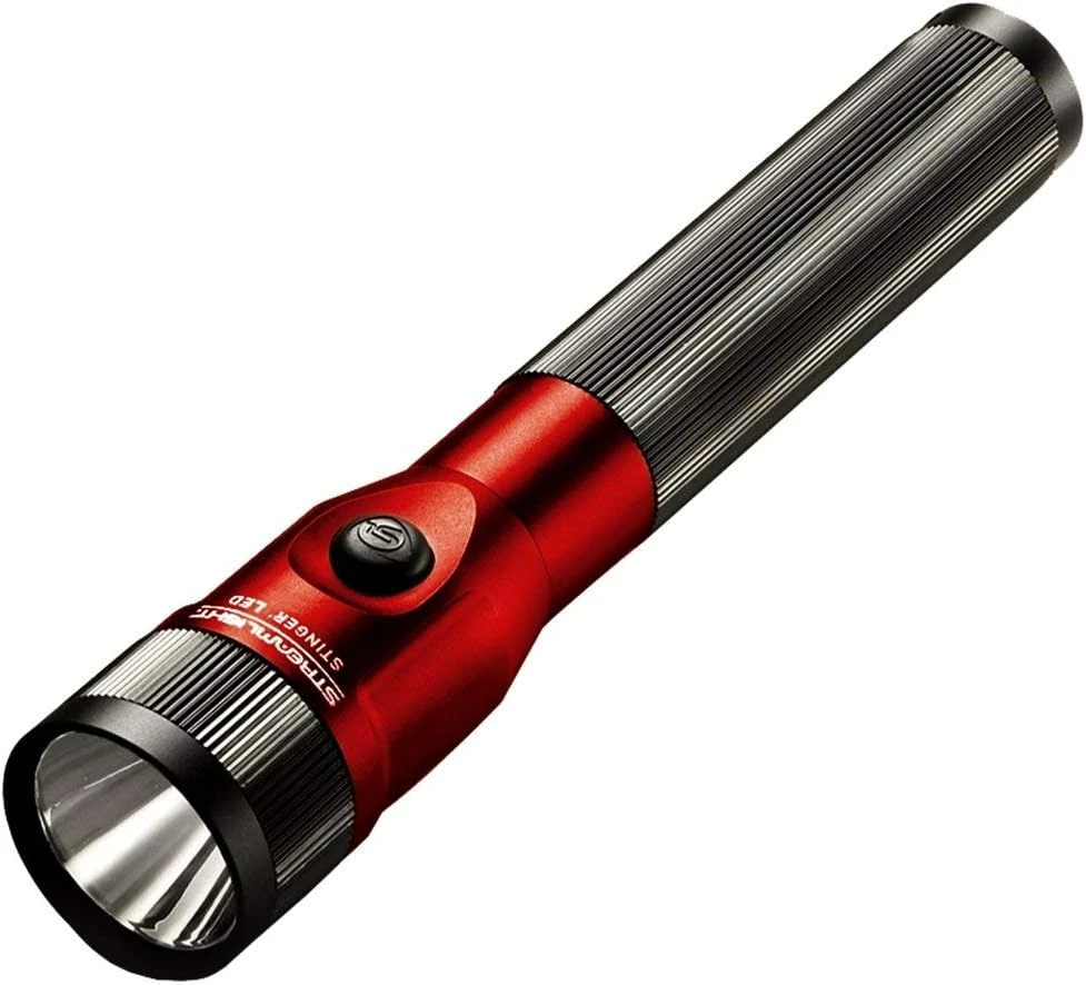Streamlight Stinger LED Red, Durable Rechargeable Flashlight No Charger (75610)