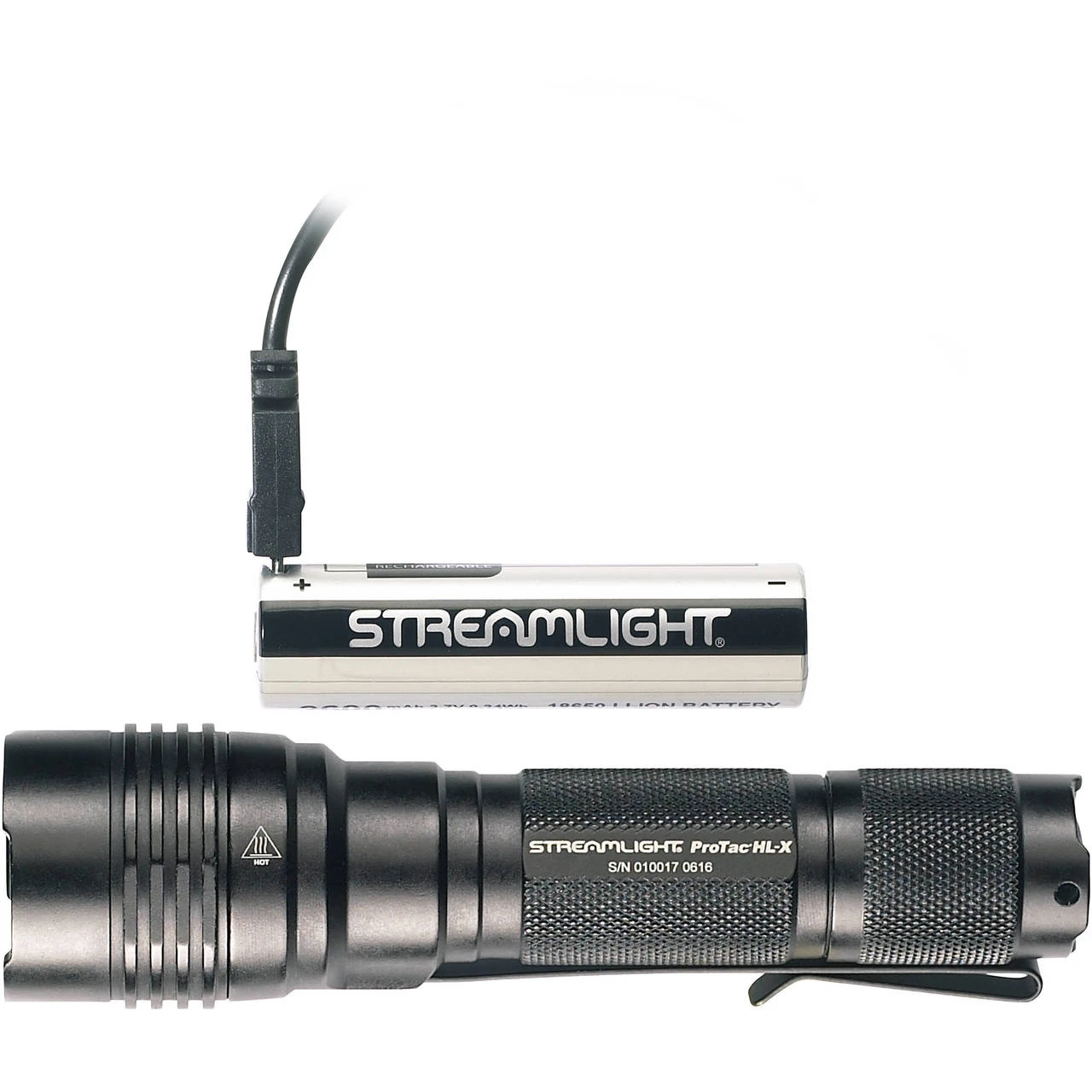 Streamlight ProTac HL-X USB 1000 Lumen Tactical Flashlight with Battery (88085)