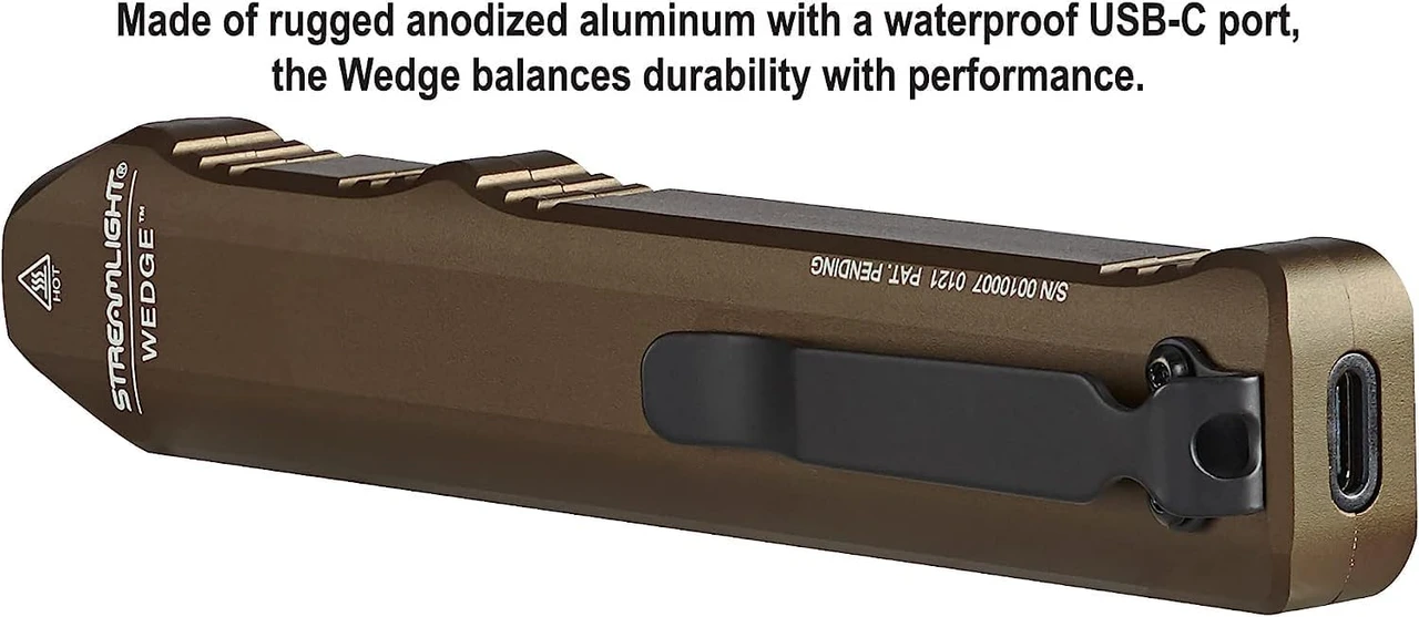 Streamlight Wedge Slim Everyday Carry Flashlight Coyote 300 Lumens (88811) — product image 4