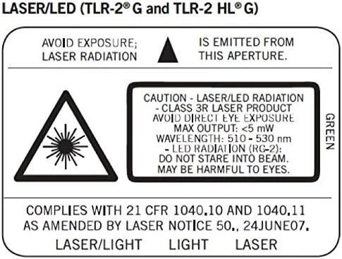 Streamlight TLR-2 G 300-Lumen Rail-Mounted Weapon Light (69250) — product image 5