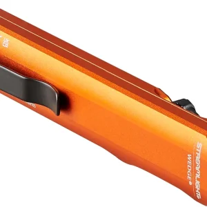 Streamlight Wedge 300-Lumen Slim Everyday Carry Flashlight, Includes Usb-C Cable And Lanyard, Orange (88820)