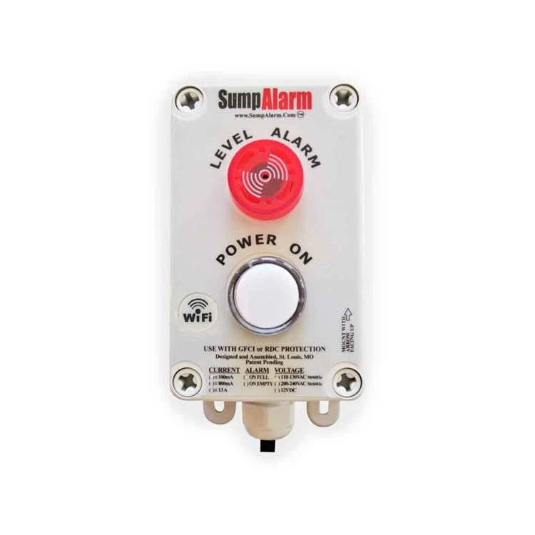 Sump Alarm 120V 16' Wi-Fi High Water Alarm (SA-120V-2L-20SB-WIFI)