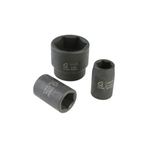 Sunex 1/2" Drive 12mm Impact Socket – Durable, Heavy-Duty (212M)